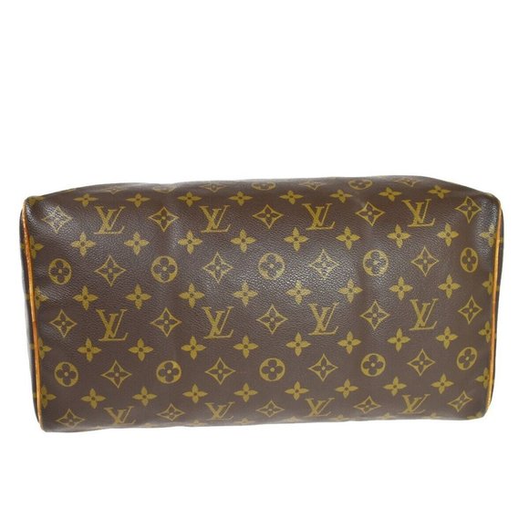 LOUIS VUITTON Speedy 35 Travel Hand Bag Monogram Leather Brown - Picture 5 of 16